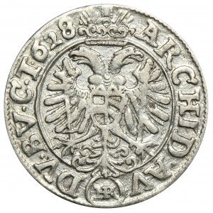 Schlesien, Habsburger Herrschaft, Ferdinand II, 3 Krajcary Wrocław 1628 HR