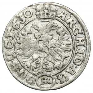 Silesia, Habsburg rule, Ferdinand II, 3 Kreuzer Breslau 1630 HR