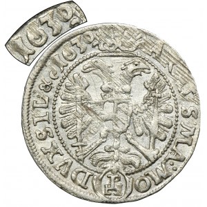 Śląsk, Panowanie habsburskie, Ferdynand II, 3 Krajcary Kłodzko 1630 PH - RZADSZY, małe 0