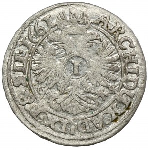 Silesia, Habsburg rule, Leopold I, 1 Kreuzer Breslau 1661 GH