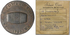 England, Monmouths, Powell's, 1/2 Penny Token 1795