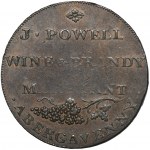 England, Monmouths, Powell's, 1/2-Pence-Münze 1795