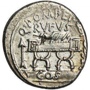 Römische Republik, Q. Pompeius Rufus, Denar