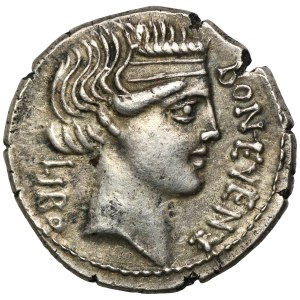 Roman Republic, L. Scribonius Libo, Denarius