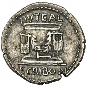Roman Republic, L. Scribonius Libo, Denarius