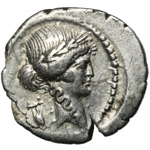 Roman Republic, P. Clodius M.f. Turrinus, Denarius