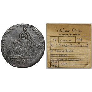 Ireland, RLTCo Dublin, 1/2 Penny Token 1792