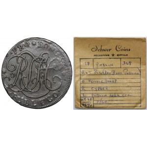Irland, RLTCo Dublin, 1/2-Pence-Münze 1792