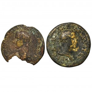 Set, Roman Imperial, Bronze (2 pcs.)