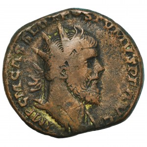Roman Imperial, Postumus, Double Sestertius - RARE