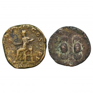 Set, Roman Imperial, Bronze (2 pcs.)