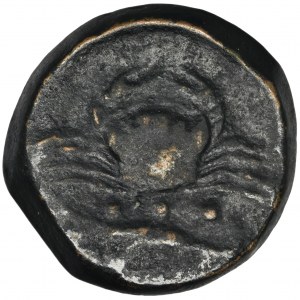Griechenland, Sizilien, Akragas, Bronze-Salmler - RARE