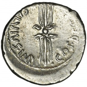 Römische Republik, Octavian Augustus, Denarius - RARE