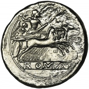 Römische Republik, Anonyme Ausgabe, Didrachma oder quadrigatus