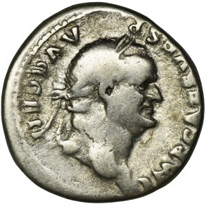 Roman Imperial, Vespasian, Denarius - RARE