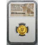 Roman Imperial, Arcadius, Solidus - NGC AU