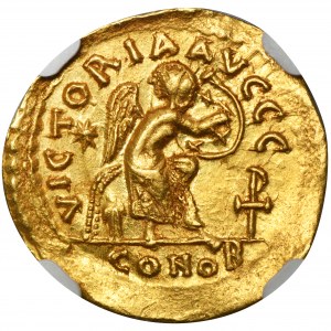 Byzantine Empire, Justin I, Semissis - NGC MS