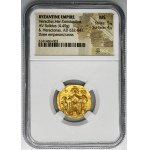 Cesarstwo Bizantyjskie, Herakliusz, Herakliusz Konstantyn i Heraklonas, Solidus - NGC MS