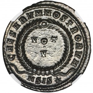Roman Imperial, Crispus, Follis - NGC MS
