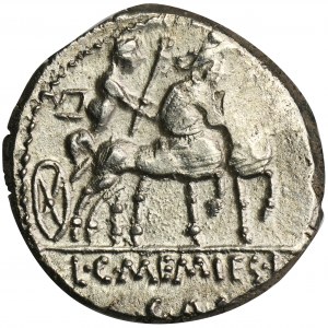 Roman Republic, L. C. Memius L. f. Galeria, Denarius