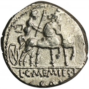 Republika Rzymska, L. C. Memius L. f. Galeria, Denar