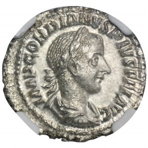 Roman Imperial, Gordian III, Denarius - NGC MS