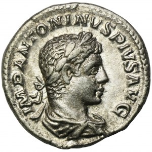 Roman Imperial, Elagabalus, Denarius