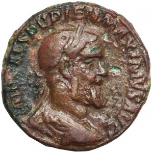 Roman Imperial, Pupienus, Sestertius - RARE, ex. Vögle, ex. Awianowicz