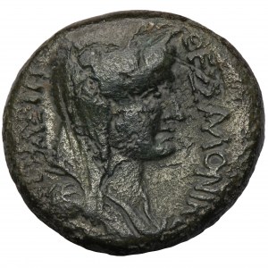 Provinz Rom, Makedonien, Thessaloniki, Tiberius mit Livia, Bronze