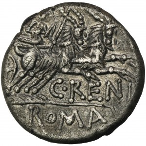 Roman Republic, Renius, Denarius