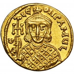 Cesarstwo Bizantyjskie, Konstantyn V, Leon IV i Leon III, Solidus