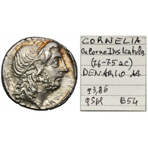 Roman Republic, Cn. Cornelius Lentulus, Denarius