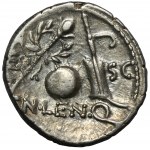 Roman Republic, Cn. Cornelius Lentulus, Denarius