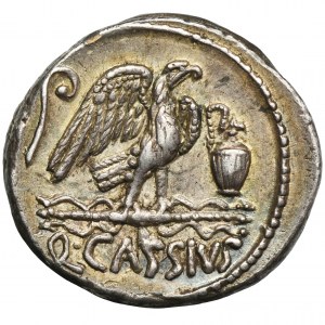 Roman Republic, Q. Cassius Longinus, Denarius