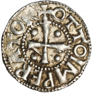 Germany, Lower Lorraine, Archbishopric of Cologne, Otto I or Otto II, Denarius