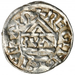 Germany, Bavaria, Regensburg, Heinrich II der Zänker, Denarius