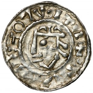 Germany or Switzerland, Mainz or Zurich, Otto III, Denarius - EXTREMELY RARE