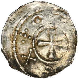 Germany, Lower Franconia, Bishopric of Würzburg, Otto III, Denarius