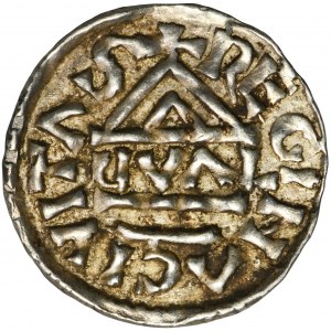 Germany, Bavaria, Regensburg, Heinrich II der Zänker, Denarius