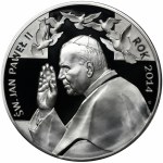 Medal weighing 1 kg of silver 2014 - Canonization of John Paul II