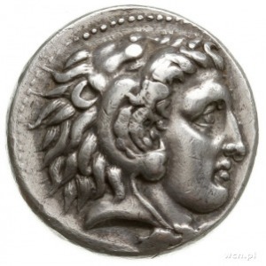 tetradrachma ok. 332-323 pne, mennica Memphis; Aw: Głow...