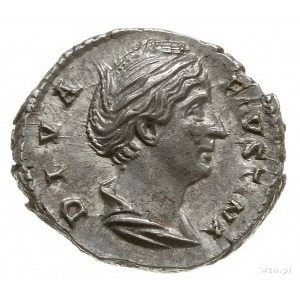 denar po 141, Rzym; Aw: Popiersie cesarzowej w diademie...