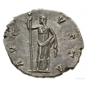 denar po 141, Rzym; Aw: Popiersie cesarzowej w diademie...