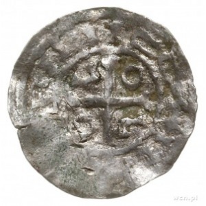 jednostronne naśladownictwo saskich denarów Ottona III;...