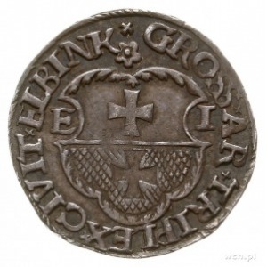 trojak 1536, Elbląg, odmiana z napisem ELBINK; Iger E.3...