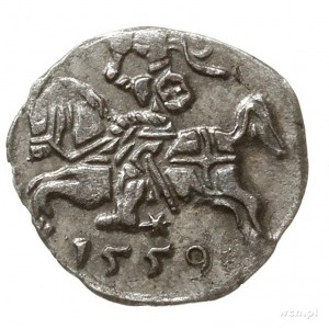 denar 1559, Wilno; Ivanauskas 2SA19-8, Kop. 3217 (R3), ...
