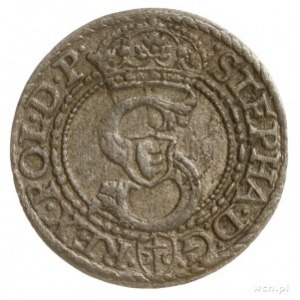 szeląg dla ziem pruskich 1585, Malbork; Kop. 3107 (R2);...