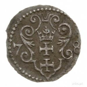 denar 1578, Gdańsk; CNG -, Kop. 7414 (R5), Tyszk. 20 Mk...
