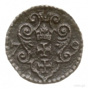 denar 1579, Gdańsk; CNG 126, Kop. 7415 (R4) Tyszk. 10 M...