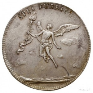 2/3 talara (gulden zaślubinowy) 1747, Drezno, Aw: Napis...